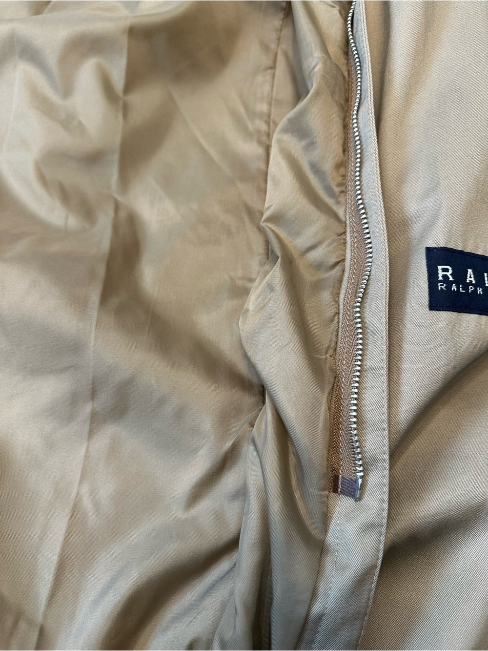 Ralph Lauren Mens 38S Khaki Double Breasted Trench Coat Belted Missing
Liner - Picture 14 of 14